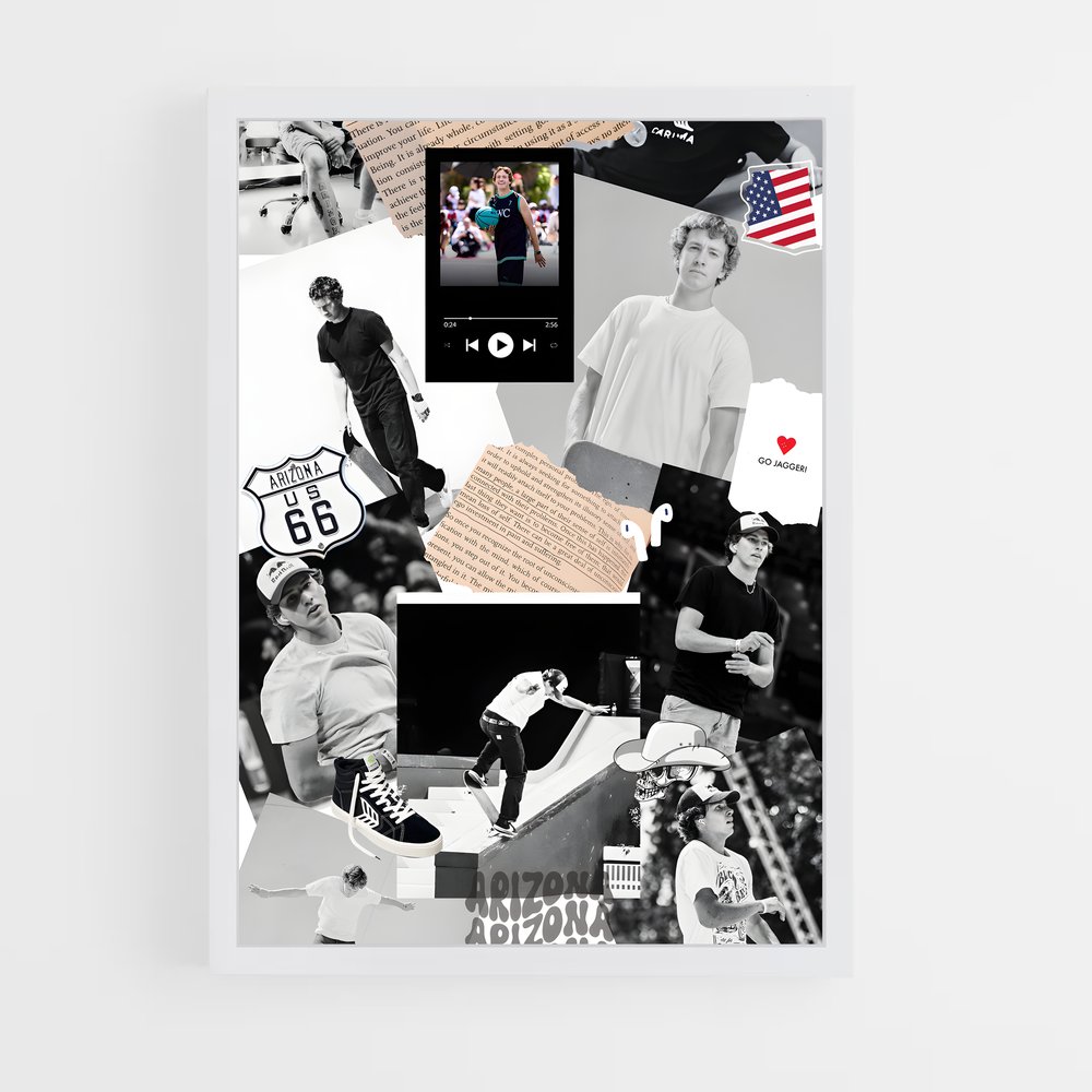 Poster L'Ascension Colossale – affiche Skateboard (vue 3)